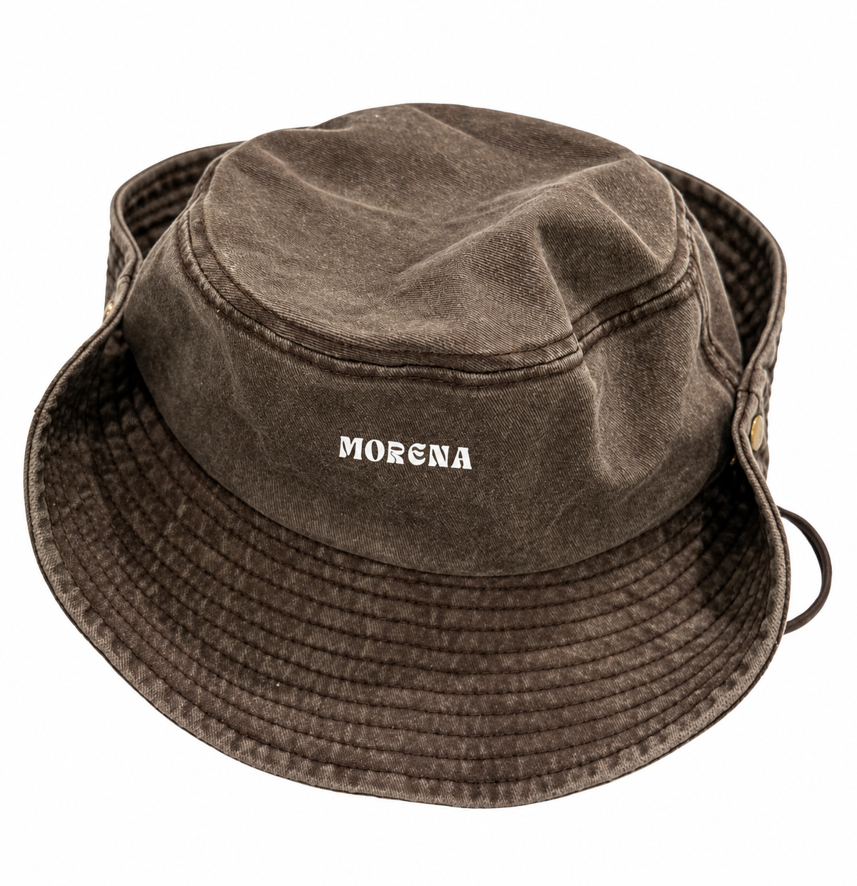MORENA BROWN BUCKET HAT