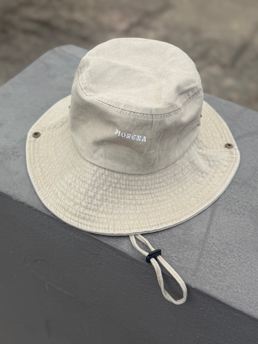 MORENA BEIGE BUCKET HAT