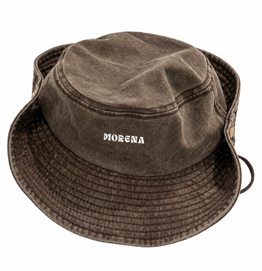 MORENA BROWN BUCKET HAT